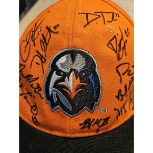 Aberdeen IronBirds Cal Ripken, Team Signed Hat with Mascot Signature, Baseball